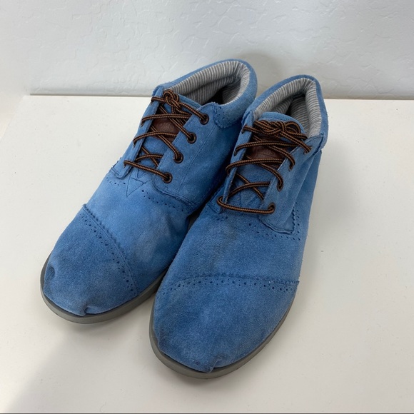 Toms Other - Toms blue suede chukka boot size 12